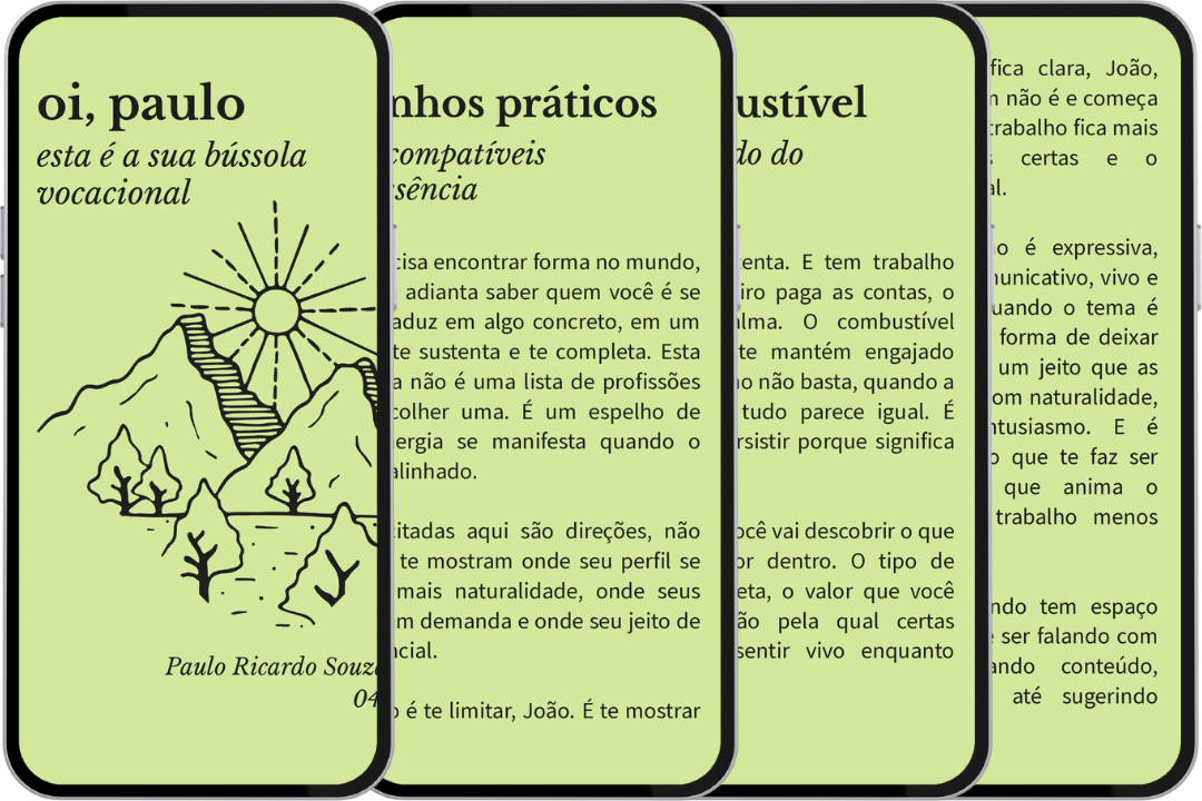 Mockup Bússola Vocacional